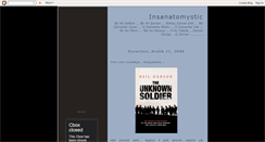 Desktop Screenshot of insanatomystics.blogspot.com