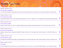 Tablet Screenshot of hedgesfirstgradefun.blogspot.com