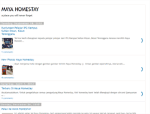 Tablet Screenshot of mayahomestaytrolak.blogspot.com
