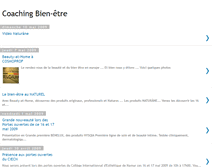 Tablet Screenshot of coachingbienetre.blogspot.com