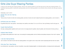 Tablet Screenshot of girlslikeguyswearingpanties.blogspot.com