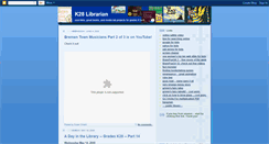 Desktop Screenshot of k28librarian.blogspot.com