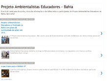 Tablet Screenshot of ambientalistaseducadoresba.blogspot.com