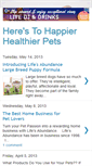 Mobile Screenshot of herestohappierhealthierpets.blogspot.com