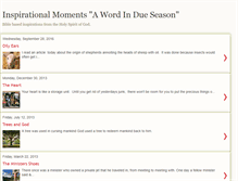 Tablet Screenshot of inspirationalmoments.blogspot.com