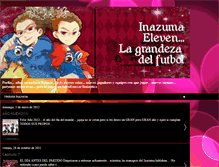 Tablet Screenshot of inazumaelevenlagrandezadelfutbol.blogspot.com