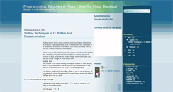 Desktop Screenshot of code-maniac.blogspot.com