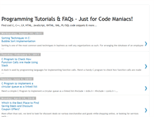Tablet Screenshot of code-maniac.blogspot.com
