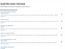 Tablet Screenshot of elektrohighvoltage.blogspot.com