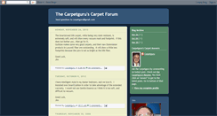 Desktop Screenshot of carpetguru.blogspot.com