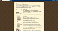 Desktop Screenshot of economicsanddiplomacy.blogspot.com