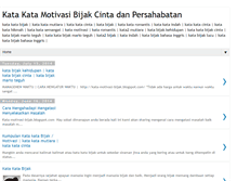 Tablet Screenshot of kata-motivasi-bijak.blogspot.com