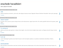 Tablet Screenshot of enschedehavadisleri.blogspot.com