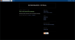 Desktop Screenshot of downwards.blogspot.com