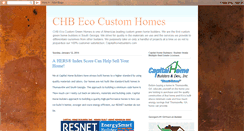 Desktop Screenshot of chb-eco-custom-homes.blogspot.com
