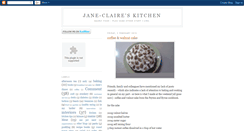 Desktop Screenshot of janeclaireskitchen.blogspot.com