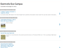 Tablet Screenshot of ezemvelo.blogspot.com
