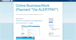 Desktop Screenshot of onlinebusinesssurepay.blogspot.com