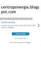 Mobile Screenshot of centropsinergia.blogspot.com