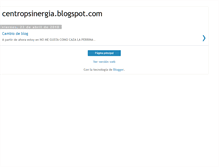 Tablet Screenshot of centropsinergia.blogspot.com