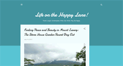 Desktop Screenshot of lifeonthehappylane.blogspot.com