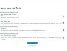 Tablet Screenshot of makeinternetcash.blogspot.com
