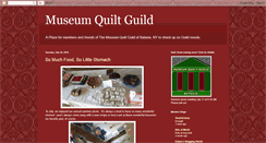 Desktop Screenshot of museumquiltguild.blogspot.com