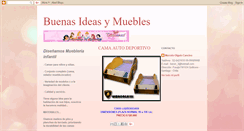 Desktop Screenshot of buenasideasymuebles.blogspot.com