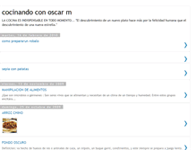 Tablet Screenshot of cocinandoconoscarm.blogspot.com