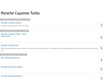 Tablet Screenshot of porschecayenneturbo.blogspot.com