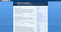 Desktop Screenshot of digitalinvestigations.blogspot.com