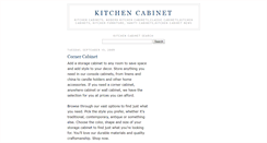 Desktop Screenshot of kitchen-cabinet-modern.blogspot.com