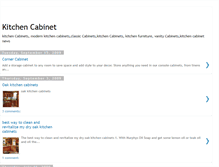 Tablet Screenshot of kitchen-cabinet-modern.blogspot.com