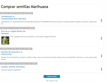 Tablet Screenshot of comprarsemillasmarihuana.blogspot.com