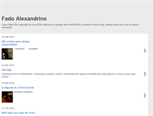 Tablet Screenshot of fado-alexandrino.blogspot.com
