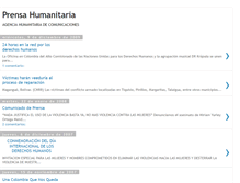 Tablet Screenshot of prensahumanitaria.blogspot.com