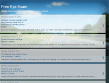 Tablet Screenshot of freeeyeexam.blogspot.com