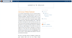 Desktop Screenshot of ameya-gokhale.blogspot.com