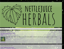 Tablet Screenshot of nettlejuice.blogspot.com