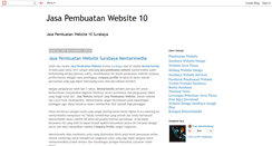 Desktop Screenshot of jasapembuatanwebsite10.blogspot.com