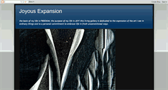 Desktop Screenshot of joyousexpansion.blogspot.com