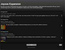 Tablet Screenshot of joyousexpansion.blogspot.com