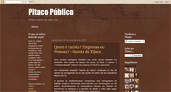 Desktop Screenshot of pitacopublico.blogspot.com