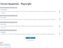 Tablet Screenshot of forrestmusselman.blogspot.com