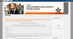 Desktop Screenshot of centrosurcolombiano.blogspot.com