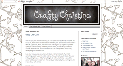 Desktop Screenshot of craftychristina.blogspot.com