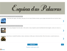 Tablet Screenshot of esquinadaspalavras.blogspot.com