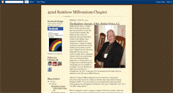 Desktop Screenshot of 42ndrainbowmilleniumchapter.blogspot.com