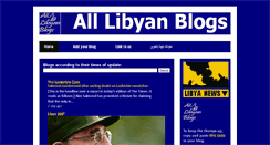 Desktop Screenshot of alllibyanblogs.blogspot.com