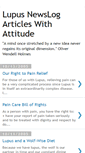Mobile Screenshot of lupusnewslog-articles.blogspot.com